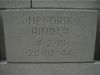 Grafsteen Hendrik Ridder
